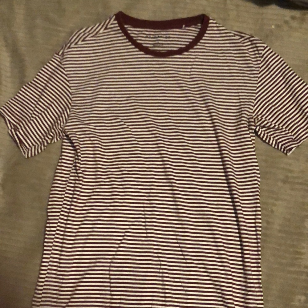 PACSUN red and white striped tee